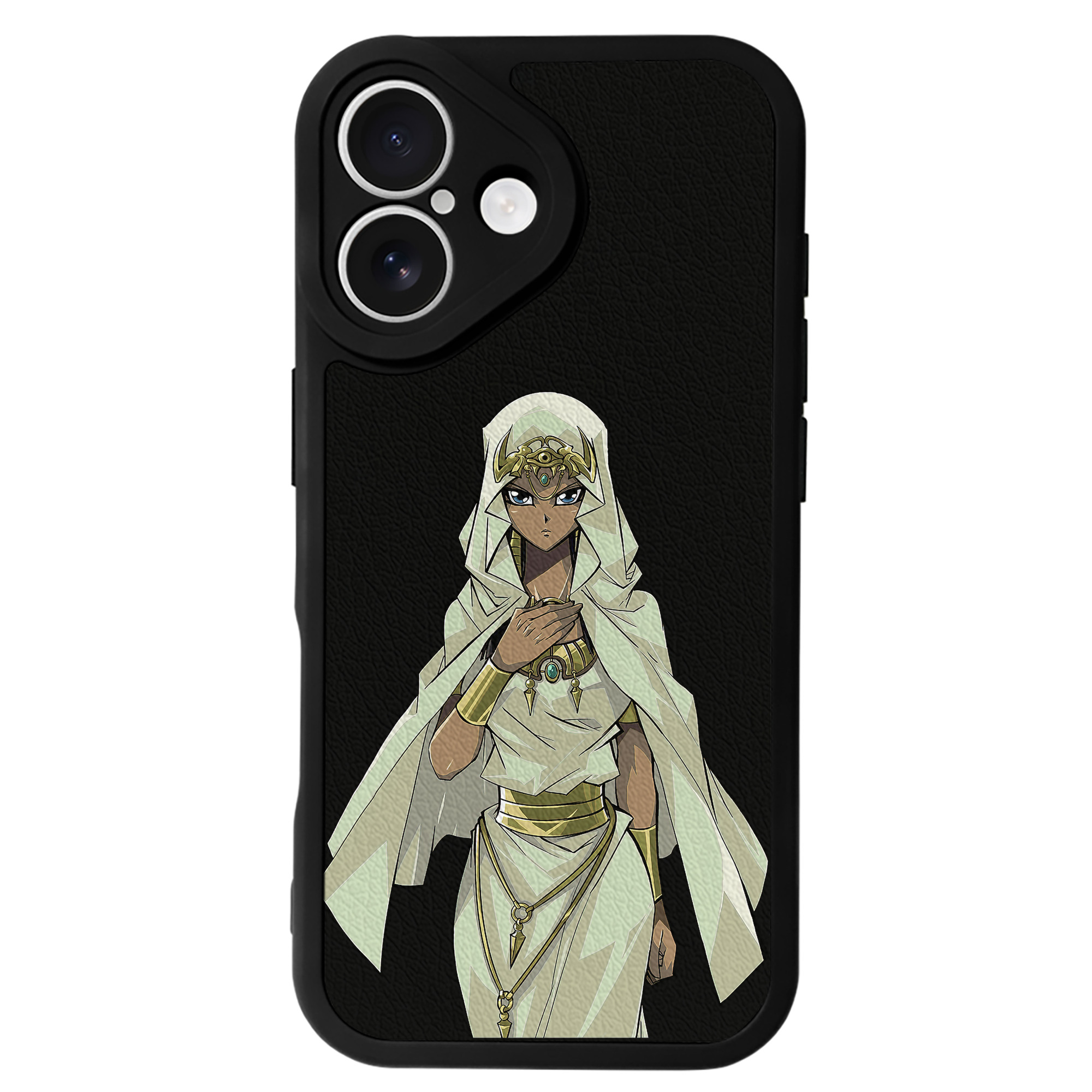 （画像用） 遊☆戯☆王 Yu-Gi-Oh! 【iPhone 16シリーズ対応】シリコンスマホケース（レザー調） 材質：シリコン